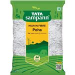Tata Sampann, High in Fibre Poha(Thick), 500g
